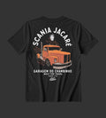 Camiseta Garagem do Chambinho - Scania Jacaré - Preta