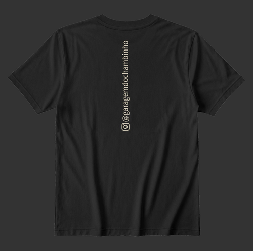 Camiseta Garagem do Chambinho - Essential - Preta